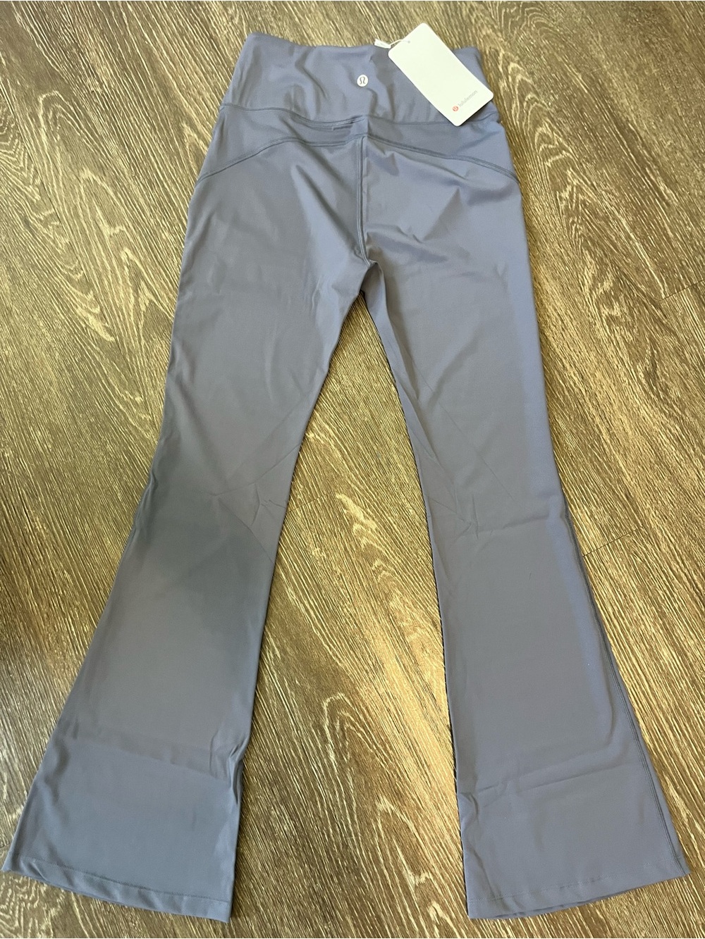 lululemon athletica Flare Leggings Gray High Rise Yoga Pants Grove Style - Picture 2 of 2